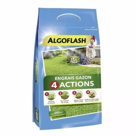 Algoflash Engrai Gazon 4 Action 10Kg 1 Algoflash Engrai Gazon 4 Action 10Kg