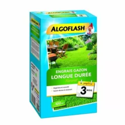 Engrais Gazon Longue Durée 3 MOIS 3kg - ALGOFLASH