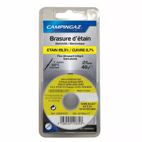 Campingaz 99,3% 40G 0,7% Ø1Mm 2 Campingaz 99,3% 40G 0,7% Ø1Mm – Image 2