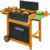 Adelaide Campingaz Barbecue Metano/Gpl 128X59Xh88 3 Woody Cm Double Gaz